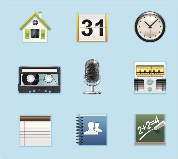 典型的手机图标图片下载