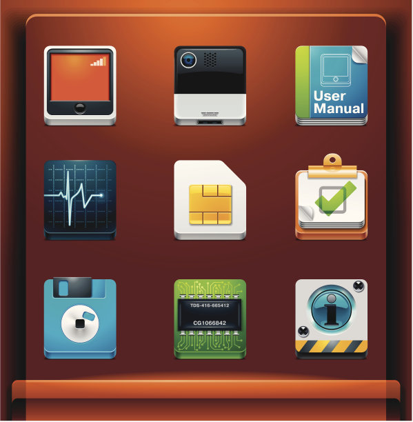 系统工具。移动设备应用/服务图标图片下载