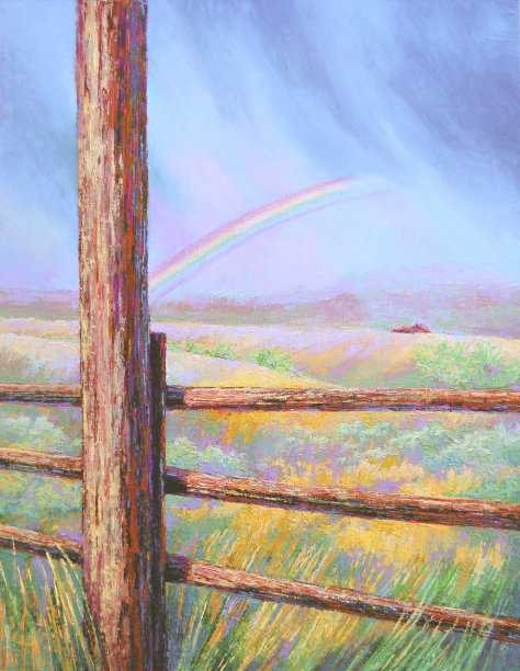 彩虹和暴雨图片下载