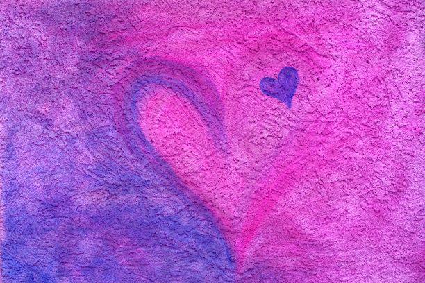 墙上的心图片下载