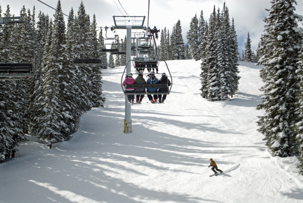 滑雪缆车图片下载