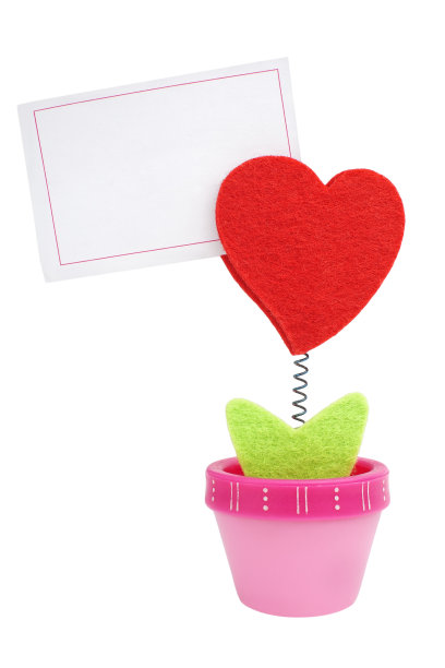 红心配纸纸条图片下载