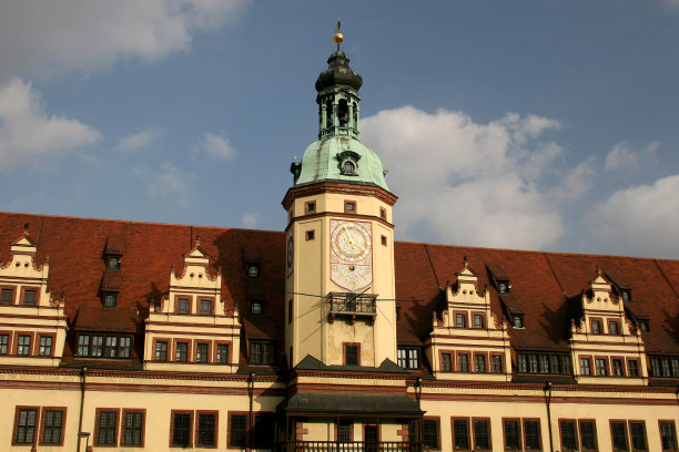 德国莱比锡的旧市政厅图片下载