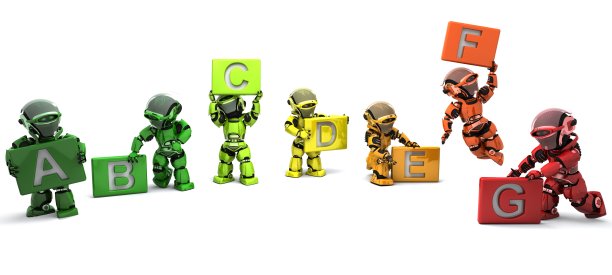 有能源评级标志的机器人图片下载