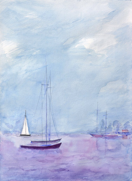 风帆游艇素材图片