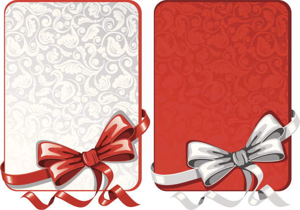 一张带蝴蝶结的纸图片下载