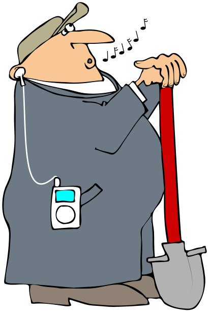 吹口哨的工人图片下载