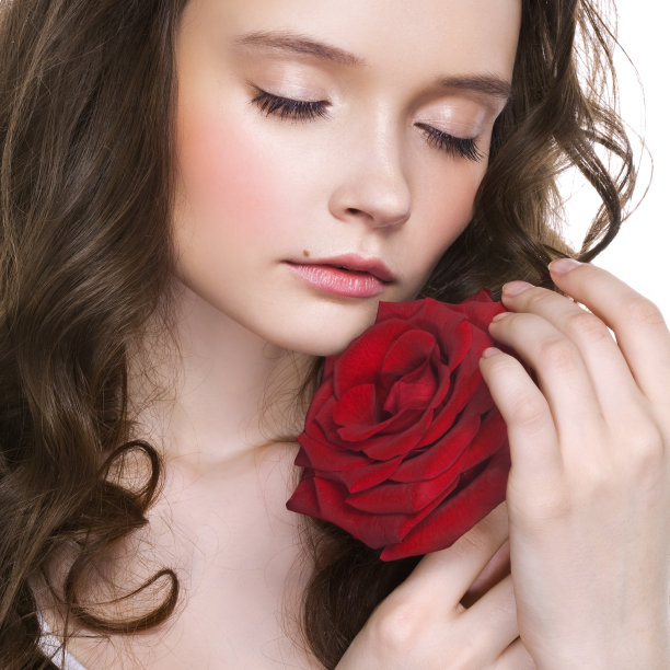 红玫瑰美人图片下载