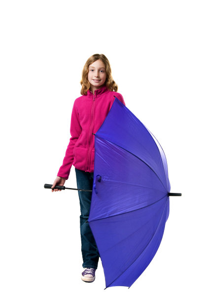 拿着伞的女孩图片下载