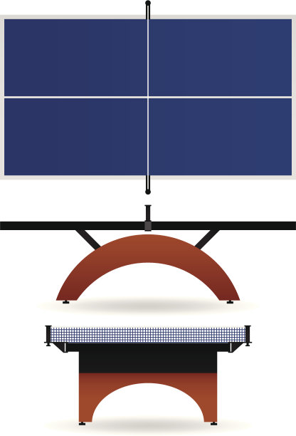 矢量乒乓球图片下载