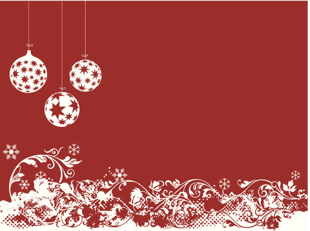 红色的圣诞图片下载