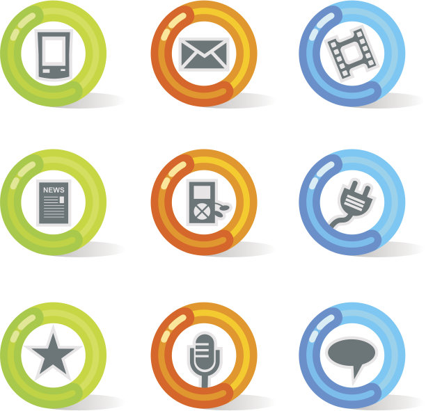 凝胶媒体图标图片下载