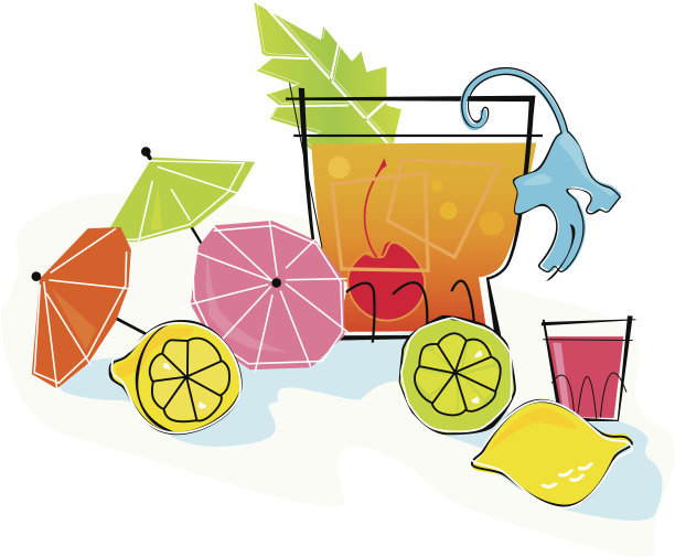 复古风格龙舌兰日出鸡尾酒图片下载