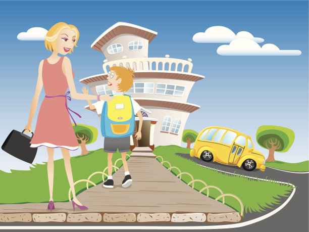 回到学校图片下载