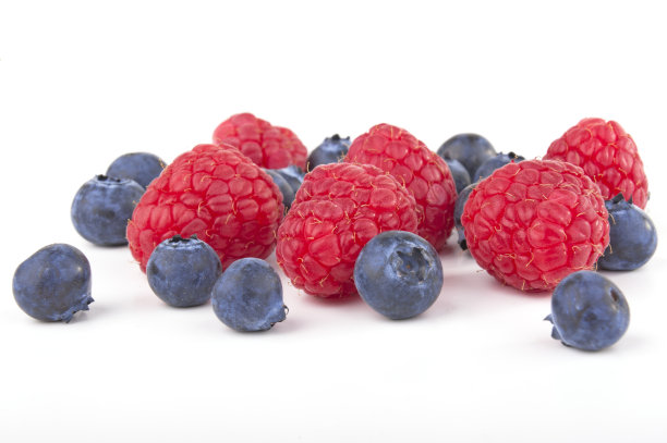 树莓和蓝莓图片下载
