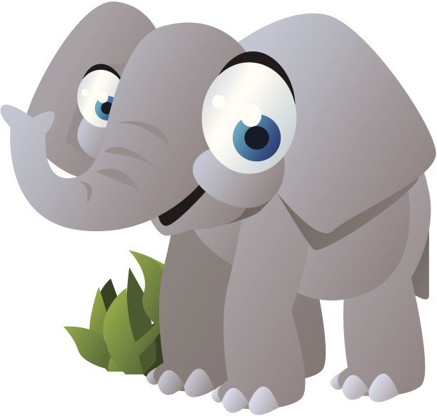 有趣的大象形象图片下载