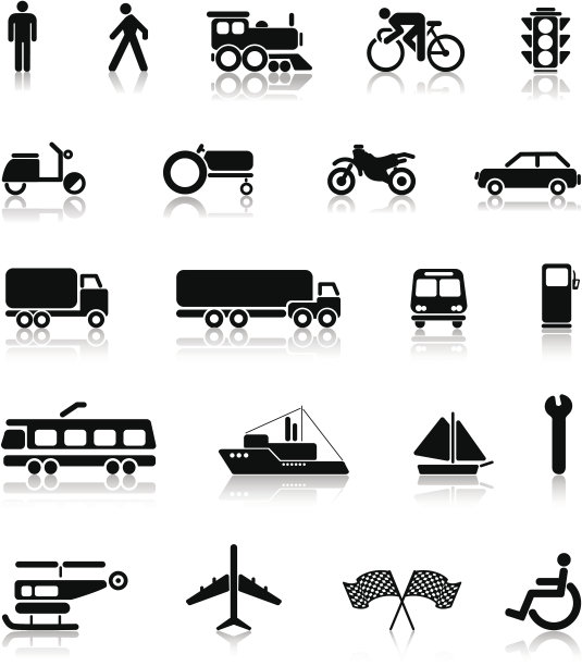 运输轮廓图片下载