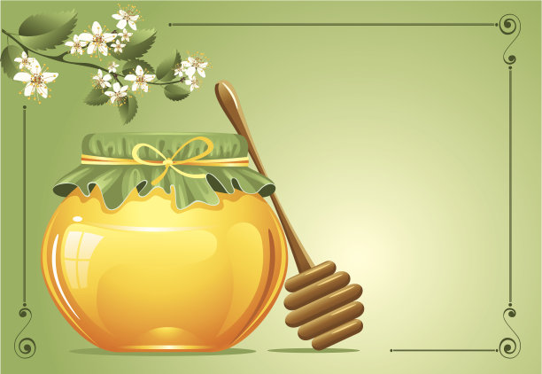 蜂蜜的背景图片下载