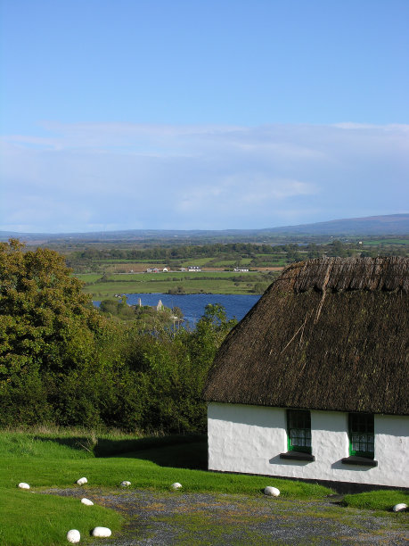 爱尔兰的茅草屋图片下载