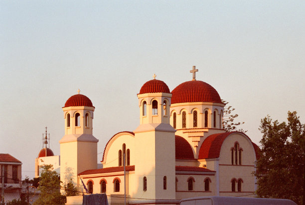 希腊克里特岛雷蒂姆诺的东正教教堂图片下载