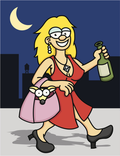 夜游女郎图片下载