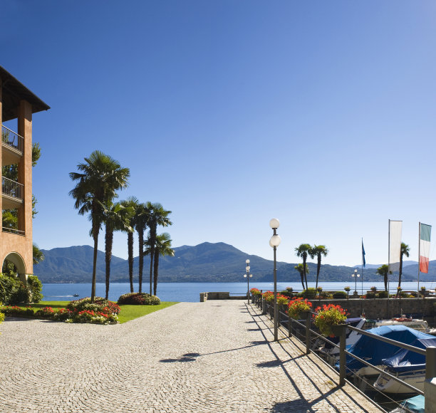 意大利的湖区。图片下载