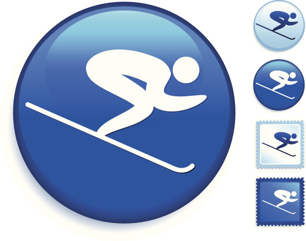 滑雪图标图片下载