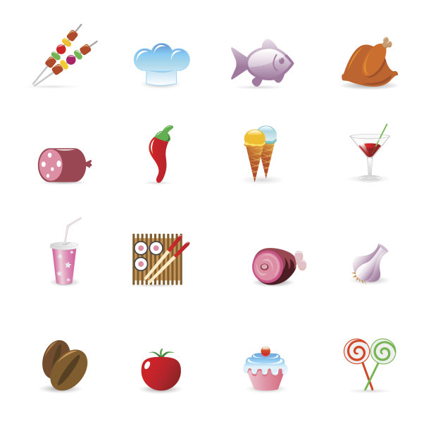 食物图标图片下载