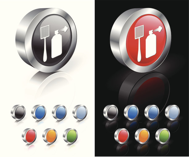 害虫控制提供3D版权免费矢量艺术图片下载