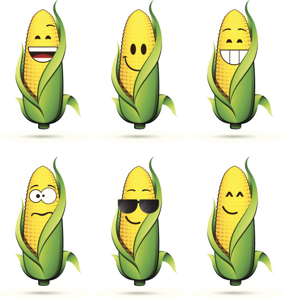 玉米芯上的性状图片下载