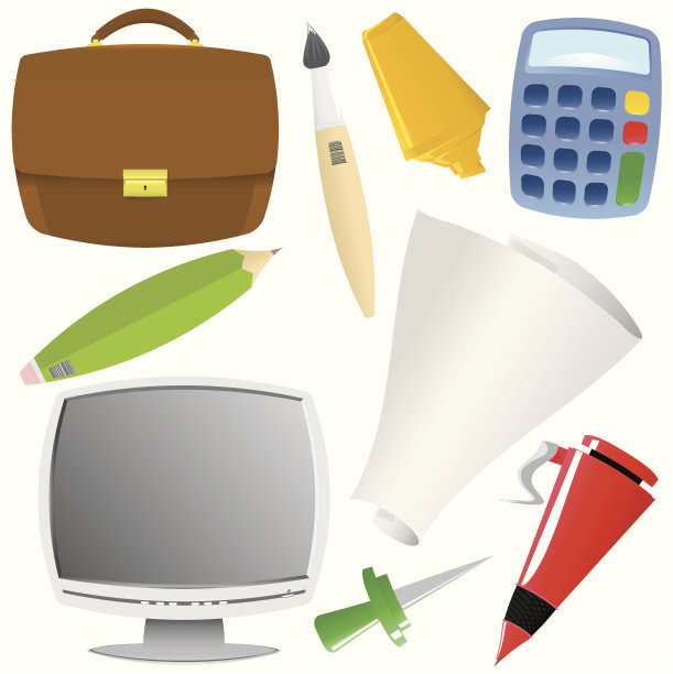 办公室对象集图片下载