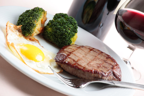 肉和煎蛋图片下载