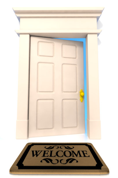 用欢迎垫开门图片下载