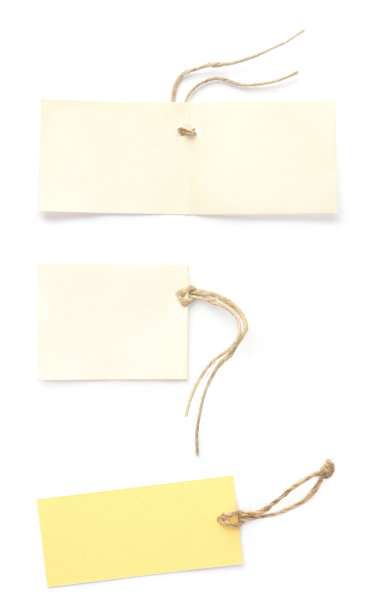 纸张标签的收集与漂亮的阴影在白色图片下载