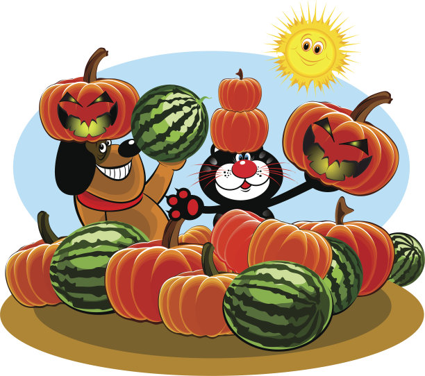 南瓜和西瓜图片下载