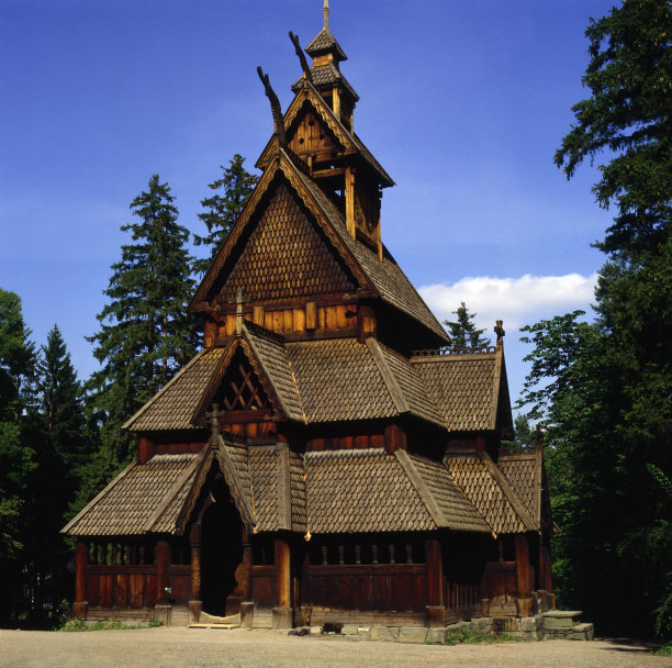 木板教堂图片下载