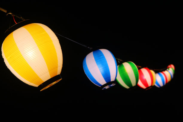 丰富多彩的节日灯笼图片下载