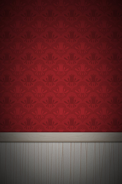 空的红色的墙图片下载