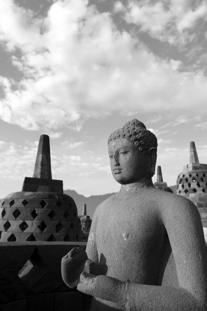 佛在婆罗浮屠图片下载