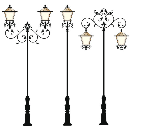 铁艺街灯图片下载