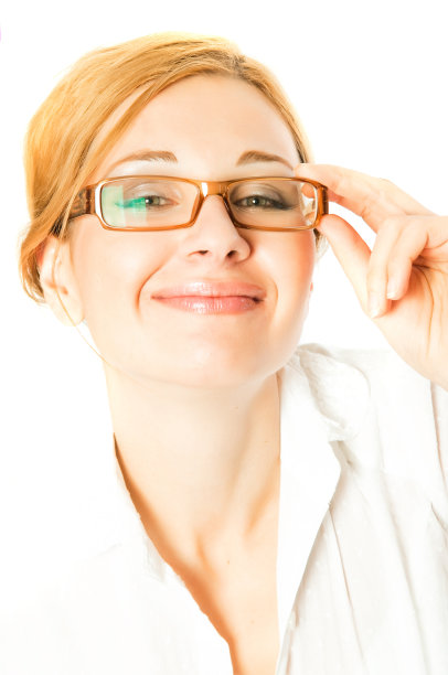 戴眼镜的女人图片下载