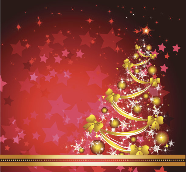 明亮的圣诞树图片下载