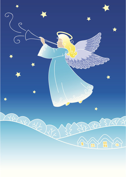 圣诞天使图片下载