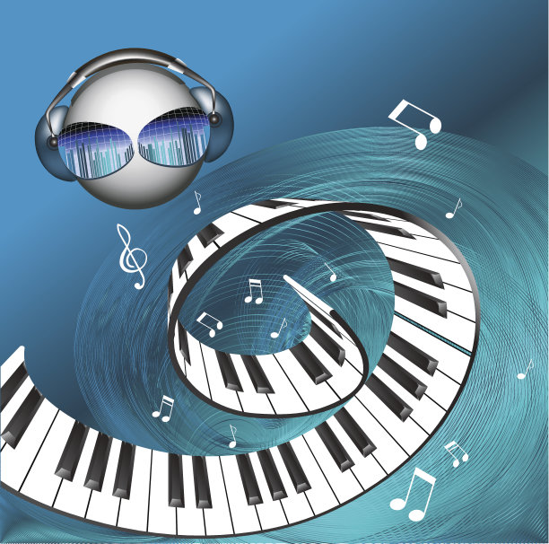 抽象音乐主题图片下载