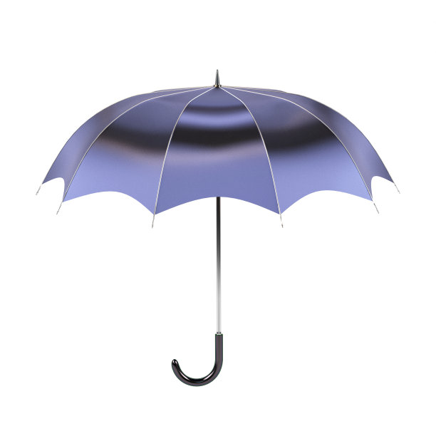 雨伞孤立在白色的背景上。图片下载