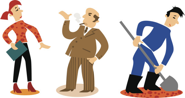 三个工作人图片下载