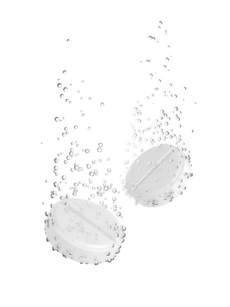 片剂溶于水。图片下载