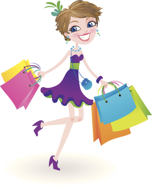 快乐的购物日图片下载