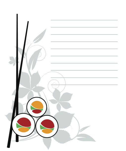 菜单的日本餐厅图片下载