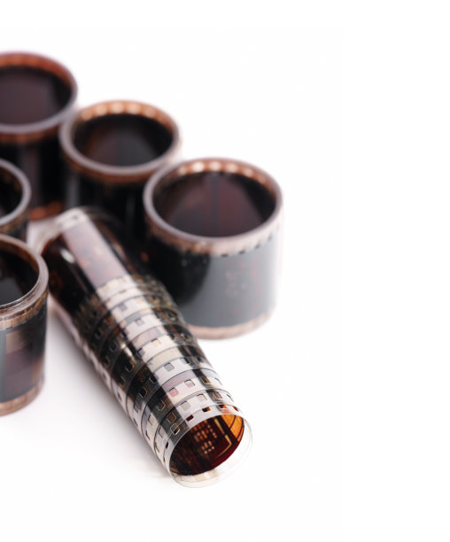 35毫米胶卷叠卷。图片下载